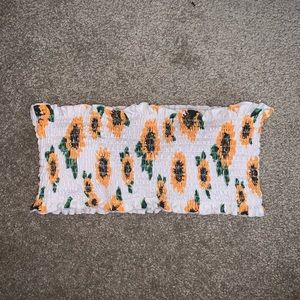 Sunflower bikini top